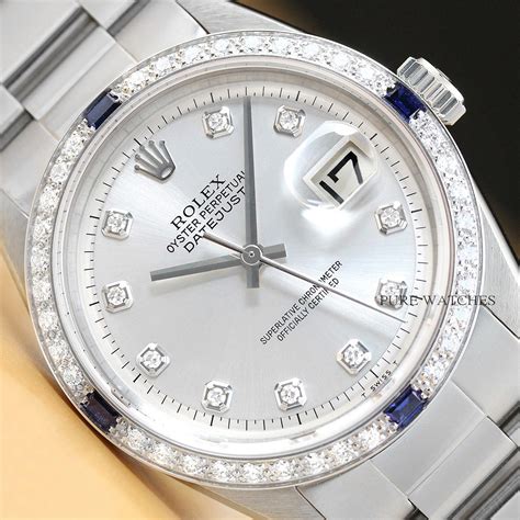 white silver rolex